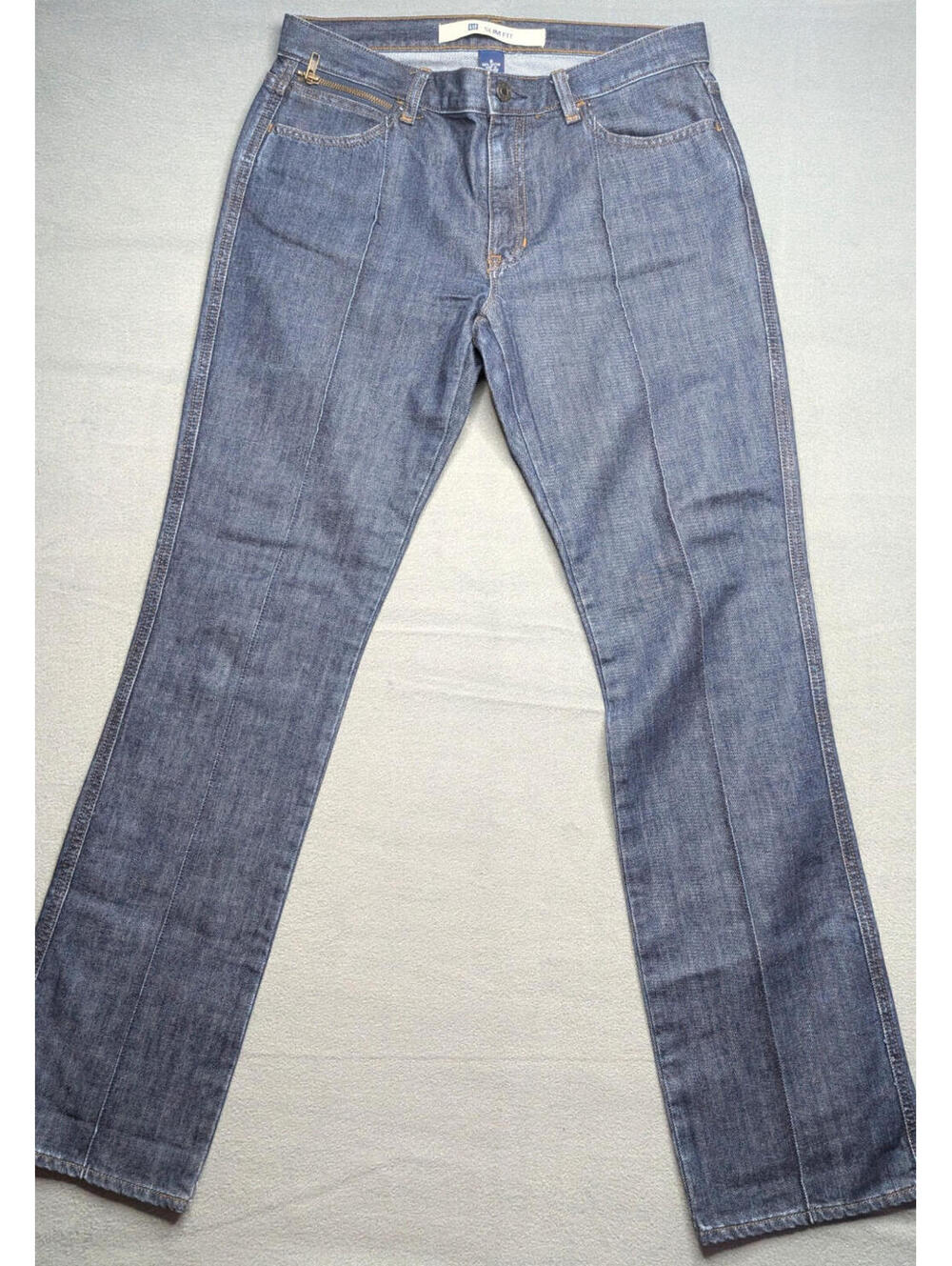 Gap Slim Fit Jeans Womens 8 Blue Straight Medium Wash 100% Cotton Denim